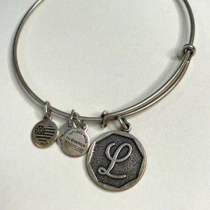Alex and Ani "L" Initial Bracelet